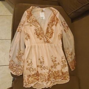 Sequin Romper